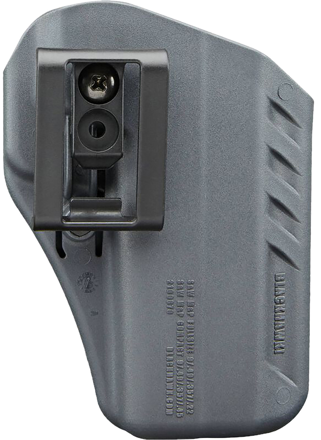 Blackhawk 417500UG A.R.C. IWB Urban Gray Polymer Belt Clip Compatible w/Glock 17/22/31 Belt 1.50-1.75" Wide Ambidextrous