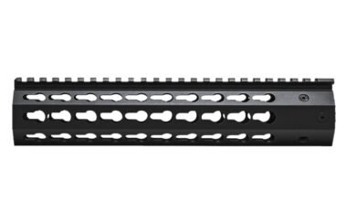 NcStar VMARFFKMC Keymod Handguard  Free-Floating Aluminum Black Anodized 10" for AR-15, M4