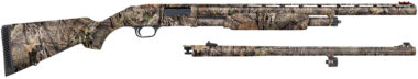 Mossberg 53270 500 Combo Turkey/Deer 12 Gauge 5+1 3" 24" Vent Rib/24" Slugster Barrels, Dual Extractors, Overall Mossy Oak Break-Up Country, Synthetic Stock, Includes XX-Full Choke