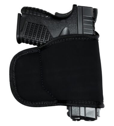 GrovTec US Inc GTHL15099BLK Multi-Fit  OWB Size 99 Black Suede Belt Loop Fits Med/Lg Semi-Auto Right Hand