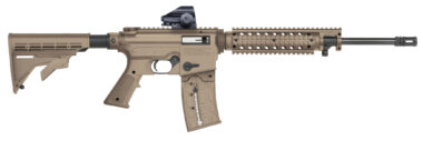 MOSSBERG 715T 22LR FDE 25+1 GRN DOT   #