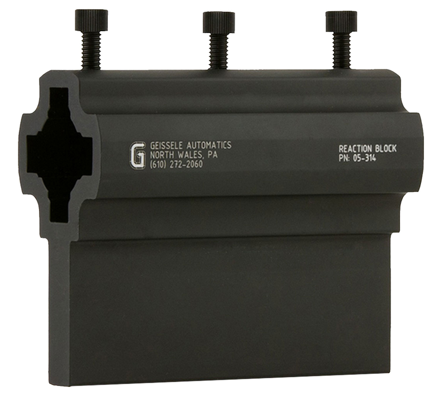 Geissele Automatics 05314 Reaction Block Black Steel AR15/M4/M16