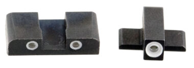 AmeriGlo SG161 Classic Tritium Sight Set for Sig Sauer  Green Tritium White Outline Front Sight-Green Tritium White Outline Rear Sight