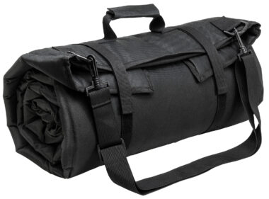 NcStar CVSHMR2957B Roll Up Shooting Mat  Black PVC 69"L x 35" H