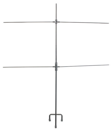 SME SMETGTST Double Paper Target Stand Black Steel Includes 8 Metal Clips