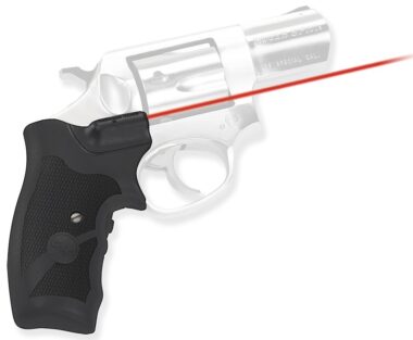 Crimson Trace 0119501 Lasergrips  Fits Ruger SP101, Red Laser 633nM Wavelength 5mW Output, Black Polymer