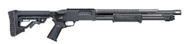 MOSSBERG 590R 12/18.5 6+1 BLK BREACHER
