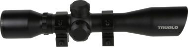TruGlo TG8504BR Compact  Matte Black 4x32mm 1" Tube Duplex Reticle