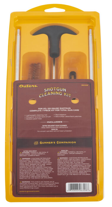 Outers 96308 Aluminum Rod Shotgun Kit 20/28 Gauge Shotgun (Clam Pack)