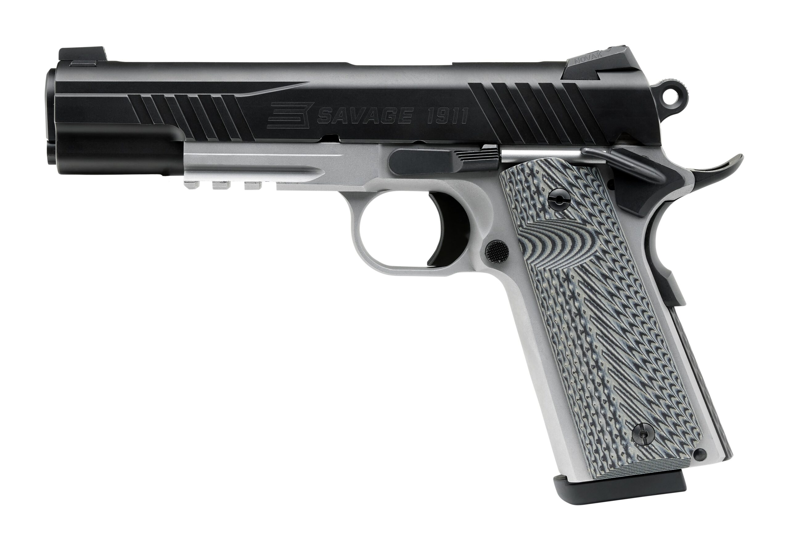 SAVAGE ARMS 1911 GOV 9MM BL/SS RAIL 10+1