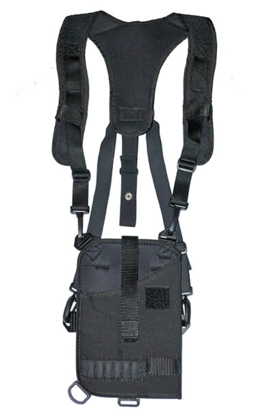 GrovTec US Inc GTHL14902R Trail Pack  Shoulder Black Nylon Harness Fits Med/Lg DA Revolver Ambidextrous
