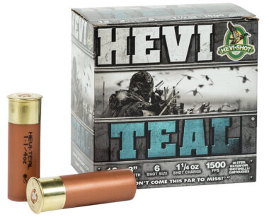 HEVI-Shot HS60006 HEVI-Teal 12Gauge 3" 1 1/4oz 6Shot 25 Per Box/10 Case