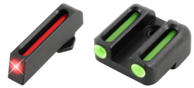 TruGlo TG131G3 Fiber-Optic  Red/Fiber Optic Front Sight-Green/Fiber Optic Rear Sight Glock 42/43/43X