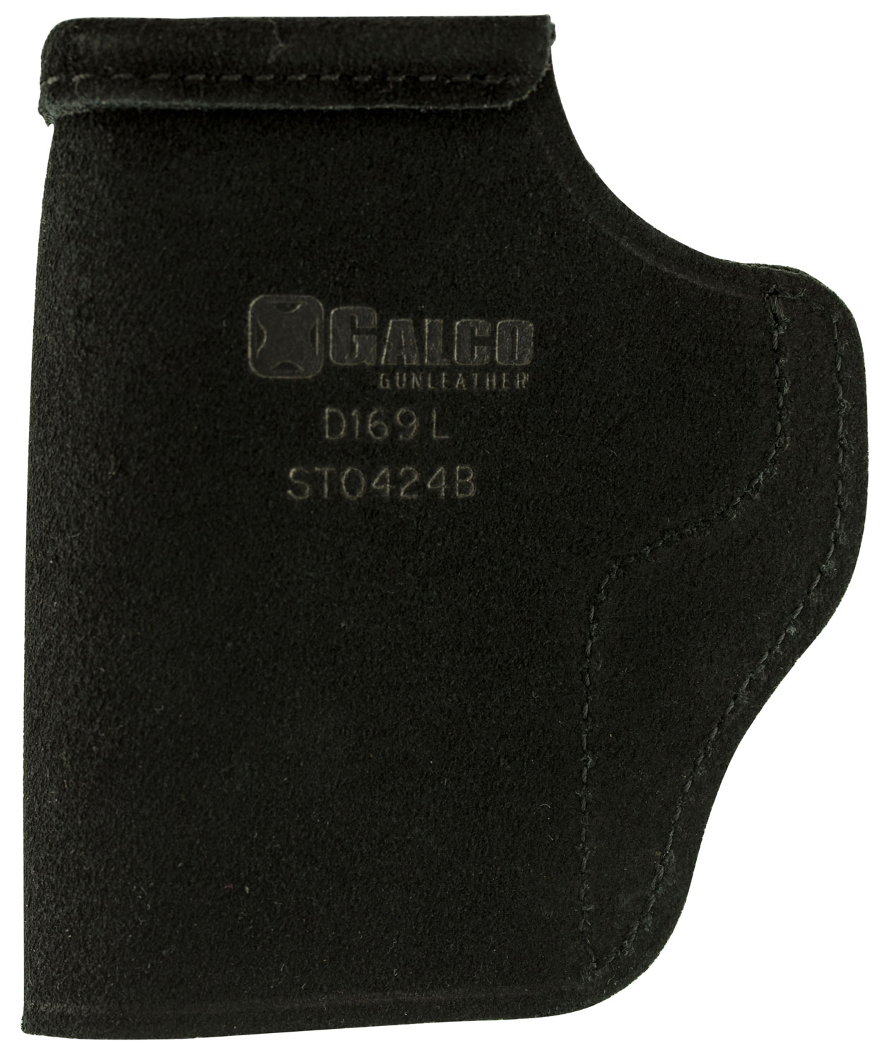 Galco STO424B Stow-N-Go IWB Black Leather Belt Clip Fits 1911 3" Barrel Right Hand