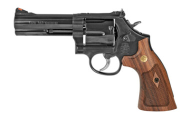S&W 586 CLSC 357MAG 4" 6RD RR/WO WD