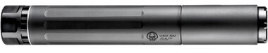 Dead Air GHOST45 Ghost-M 45 Cal-Multi-Caliber 1.375" Black Titanium/17-4 Stainless Steel/7075-T6 Aluminum