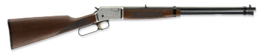 Browning 024108102 BL-22 Grade II 22 Short, 22 Long or 22 LR Caliber with 15+1 Capacity, 20" Polished Blued Barrel, Satin Nickel Metal Finish & Satin Walnut Stock Right Hand (Full Size)