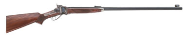 Taylors & Company 210144 Pedersoli 1874 Sharps Long Range 45-70 Gov 1rd 34" Blued Single Shot Barrel Half Octagon Barrel, Color Case Hardened Steel Receiver, Checkered Walnut Fixed Stock