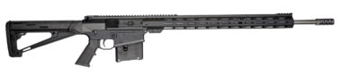 Great Lakes Firearms GL10LA300SSBLK AR-10  300 Win Mag 5+1 24", Black, 20" M-Lok Handguard Fixed Hogue OverMolded Stock, A2 Grip, Muzzle Brake