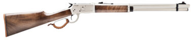 Gforce Arms GFLVR357SS Saddlehorn Full Size 357 Mag 10+1 20" Stainless Steel Barrel & Aluminum Receiver, Turkish Walnut Fixed Stock