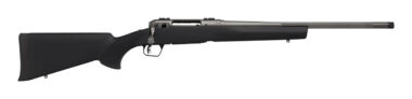 Savage Arms 58267 110 Trail Hunter Lite Full Size 243 Win 4+1 20"  Fluted/Threaded Barrel, Drilled & Tapped Steel Receiver, Black Fixed Synthetic Stock