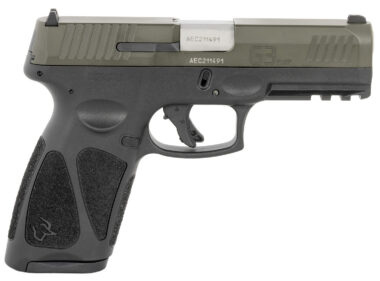 Taurus 1-G3B94B G3  Full Size Frame 9mm Luger 17+1 4" Matte Stainless Steel Barrel, OD Green Serrated Alloy Steel Slide, Black Polymer Frame w/Picatinny Rail, Textured Grip