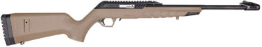 Derya Firearms TM22.STAN.FDE.18 TM22 Standard Full Size 22 LR 10+1 18" Black Target Barrel, Black Anodized Aluminum Receiver w/Picatinny Rail, Flat Dark Earth Adjustable Polymer Stock