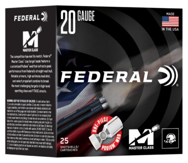 Federal MC2248 20Gauge 2.75" 7/8oz 8Shot 25 Per Box/10 Case