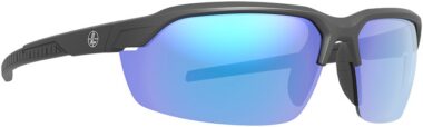 LEU 186754 TRACER MATTE BLACK BLUE MIRROR
