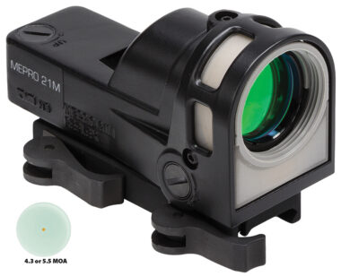 Meprolight USA 626210 M21  Black 1x 30 mm 4.3 MOA Red Dot