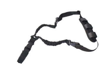 Rukx Gear ATICT1PSB Tactical Single Point Sling Black Nylon Adjustable Bungee