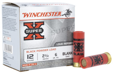 Winchester Ammo XBP12W Super X Blank 12Gauge 2.75" 25 Per Bx/10 Case