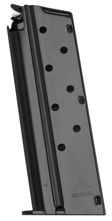 Mec-Gar MGCGOV9LCN 1911 Officer 8rd 9mm Luger, Black Carbon Steel