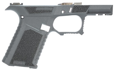 Sct Manufacturing 0225020100IC Sub Compact  Compatible w/ Glock 43X/48 Gray Polymer Frame Aggressive Texture Grip Includes Locking Block
