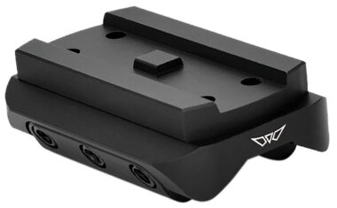 Warne 6111M Mini Red Dot Mount Shotgun Rib Black Anodized Aluminum Fits Holosun/Sig Romeo5/Vortex Crossfire/Aimpoint Micro H1-H2/ Aimpoint T1-T2