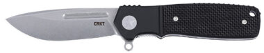 CRKT K246KXP Homefront EDC Compact 2.91" Folding Aluminum/G10 Plain Stonewashed S35VN SS Blade, Black G10 Handle