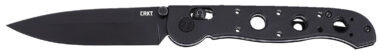 CRKT M16-03XK M16 03XK EDC 3.57" Folding Spear Point Plain Black EDP D2 Steel Blade, Black Grivory Handle
