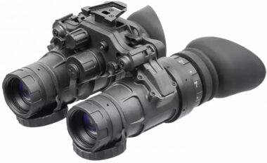 AGM Global Vision 12UN412941144111 UNVG Night Vision Goggles Black 1x 64-72 Ip/mm Resolution