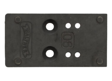 Walther Arms 5136197 Optic Plate  Black Steel Fits Walther PDP 2.0
