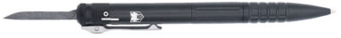 CobraTec Knives CNCOTFPBLKGEN2 Tactical Pen Gen II Black Aluminum D2 Steel Blade, Includes Pocket Clip