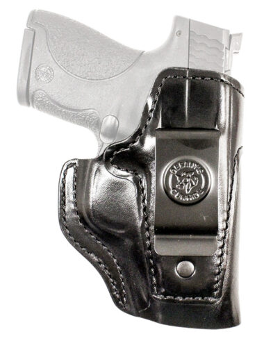 DeSantis Gunhide 127BA2WZ0 Inside Heat IWB Black Leather Fits Springfield Hellcat Pro Right Hand