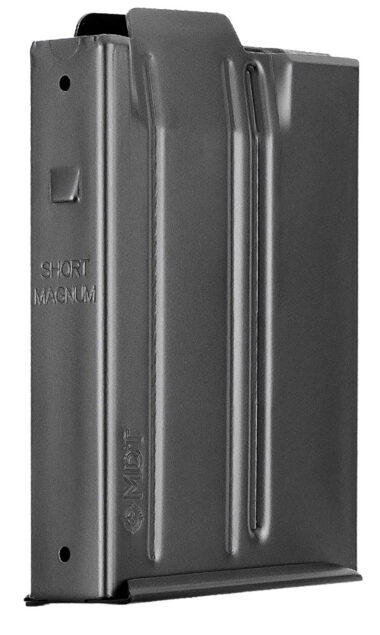 Mdt Sporting Goods Inc 104979BLK AICS Magazine 7rd 6.5 PRC/300 WSM Short Action Magnum Black Steel