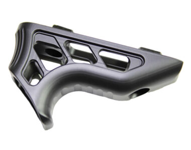 Timber Creek Outdoors MEMAFGBL Enforcer Mini Angled Foregrip Black Billet Aluminum