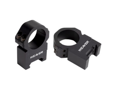 Weaver Mounts 48386 Precision  Black Aluminum 30mm Tube Medium