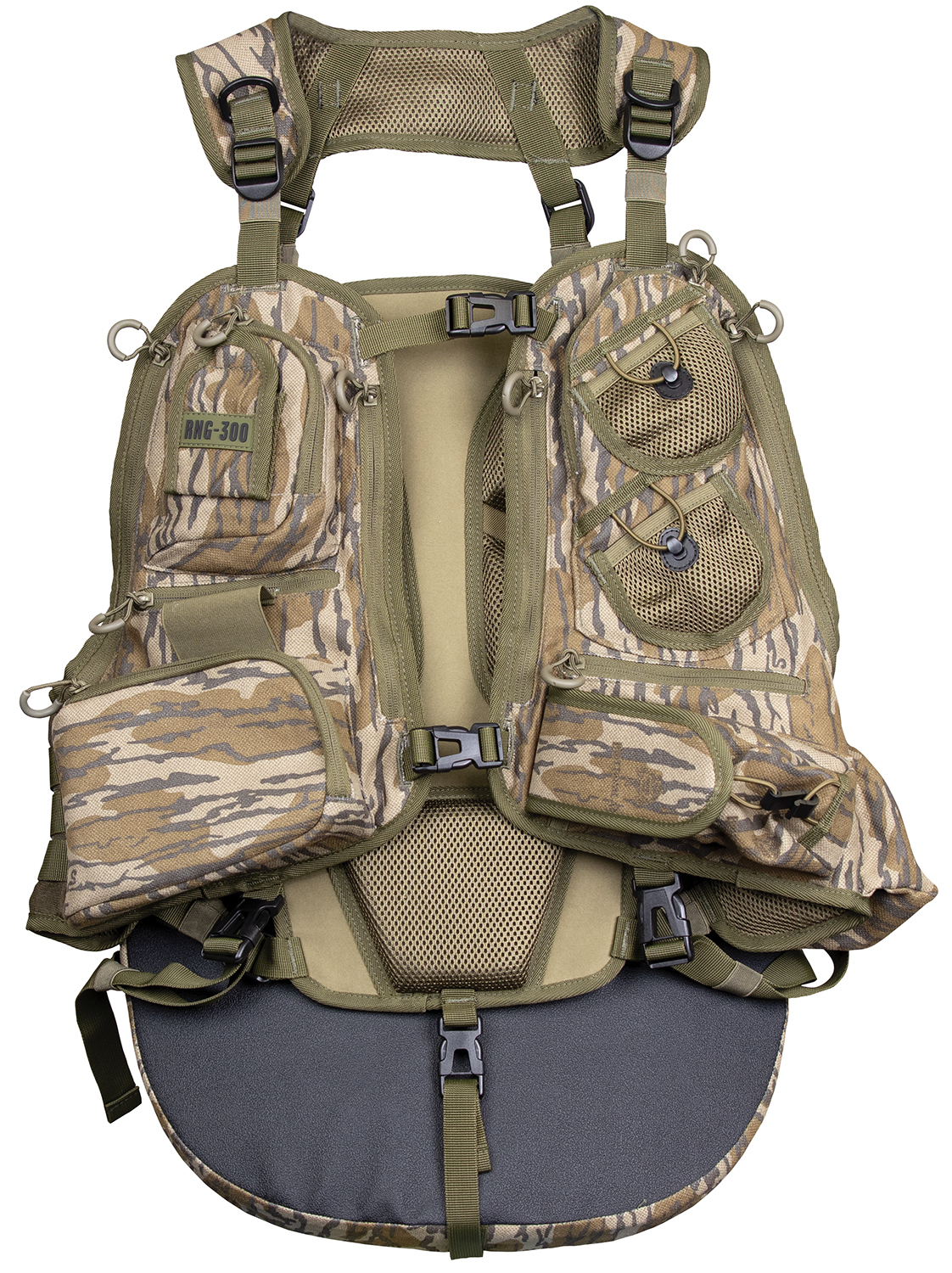 Moultrie KHT0223 Run N Gun Turkey Vest 300 Mossy Oak