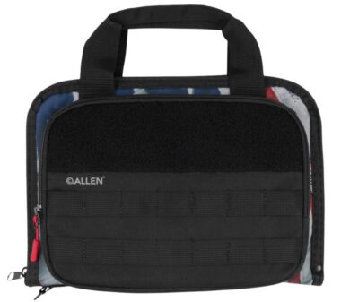 Allen 1122 Victory Taper Case Double Red/White/Blue Holds 2 Handguns