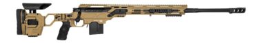 Cadex Inc CDX33LITE33827BR30I2D3 CDX-33 Lite 338 Lapua Mag 5+1 27" Black DLC Fluted Threaded Barrel, Hybrid Tan Cerakote Receiver w/Picatinny Rail, M-LOK Handguard, Adjustable Folding Hybrid Tan Butts
