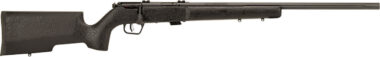 Savage Arms 25745 Mark II TR Full Size 22 LR 5+1 22" Matte Black Heavy Fluted Barrel, Matte Black Drilled & Tapped Carbon Steel Receiver, Matte Black Tactical Wood Stock, Right Hand
