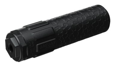 Jaguar Silencers CAS556H-JB CAS556 Shorty 5.56mm Black Inconel 1 3/8"x24