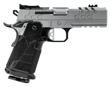 Kimber Mfg, Inc 3500075 2K11 Pro Compact 9mm Luger 19+1 4.25" Matte Stainless Steel Compensated Barrel & Lightening Cut/Optic Ready/Serrated Slide, Matte Stainless Steel Frame w/Beavertail & Picatinny